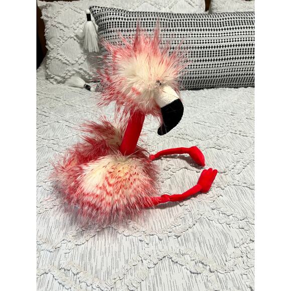 Jellycat Flora Pink Flamingo Stuffed Animal Plush - Picture 4 of 5